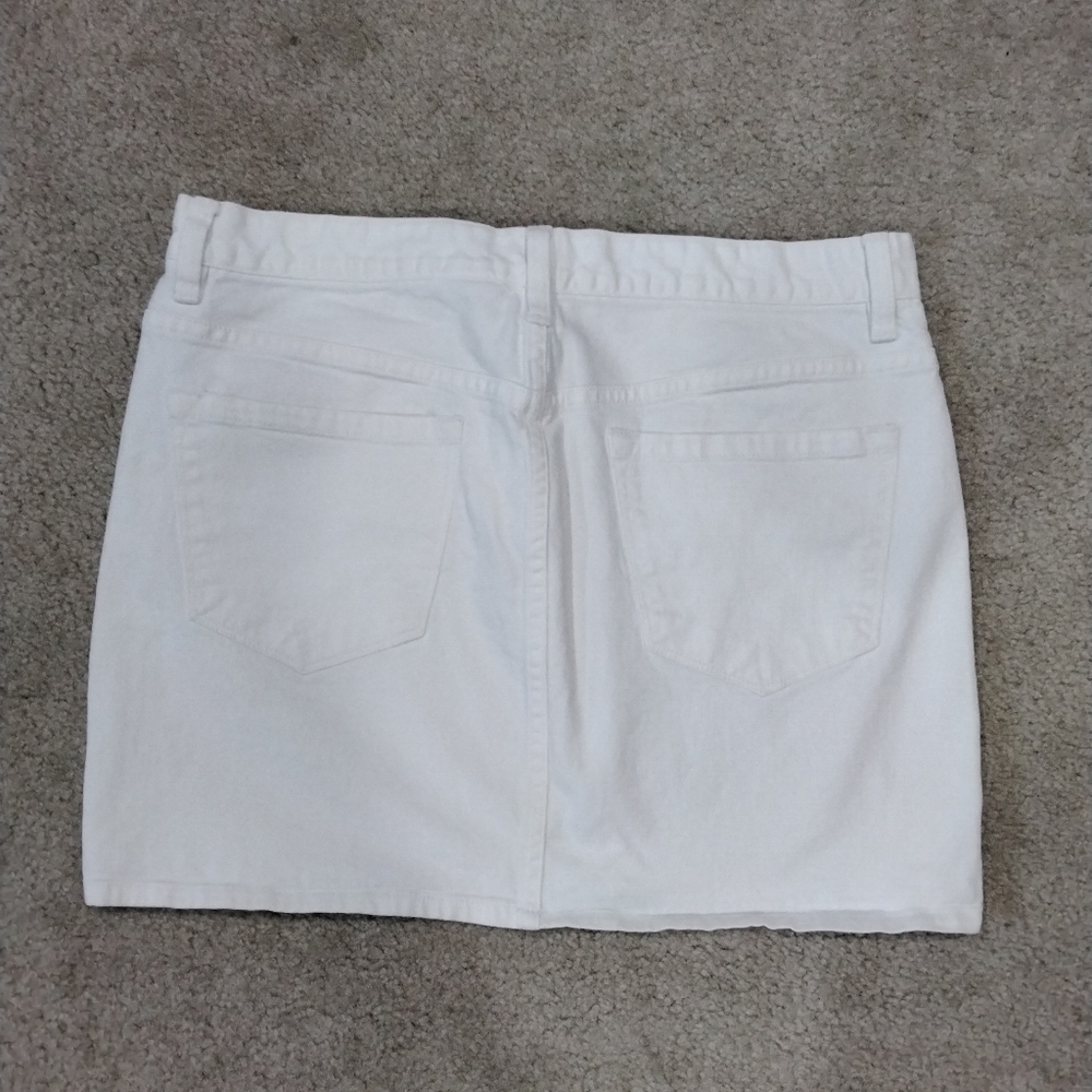 J. Crew White Denim Skirt - Picture 2 of 3